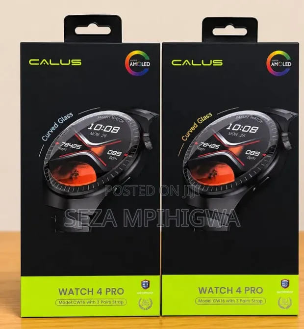 Calus CW15 Smart Watch AMOLED, BT Calls, 3 Straps - 1