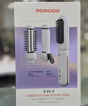 Porodo 3-in-1 Cordless Hairstyling Kit
