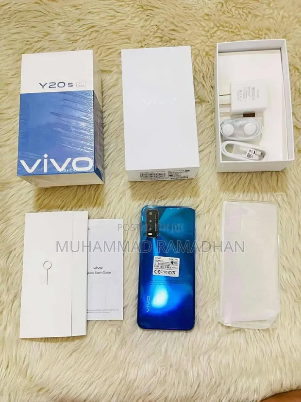 New Vivo Y20S 128GB Blue - 1