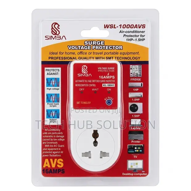Simba 16A Surge Voltage Protector - 1