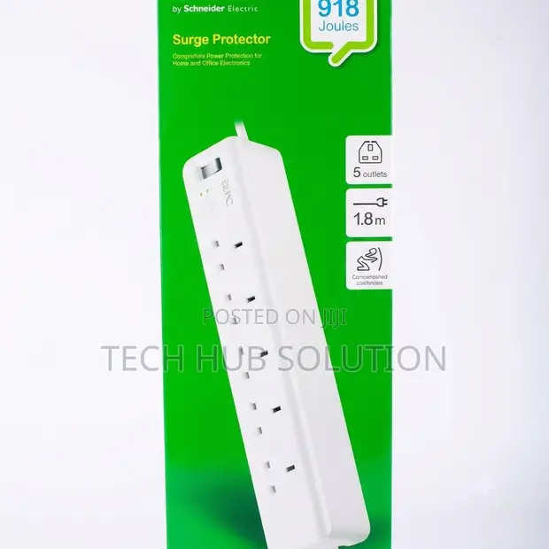 APC 5-Way Surge Protector Power Strip - 1.8m Cable - 1