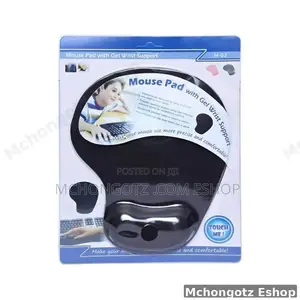 Ergonomic Mouse Pad with Gel Wrist Support