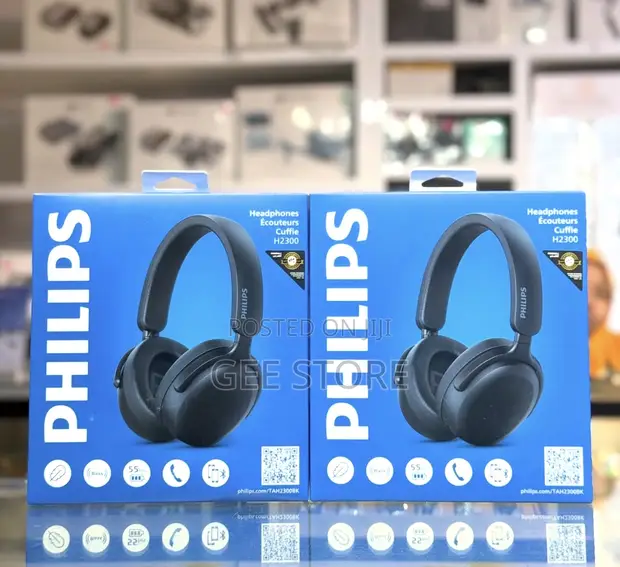 Philips TAH2300BK Wireless Over-Ear Headphones - 1