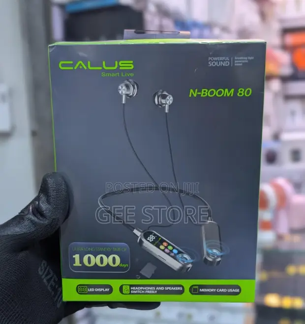 Calus N-Boom 80 Wireless Neckband Earphones - 1