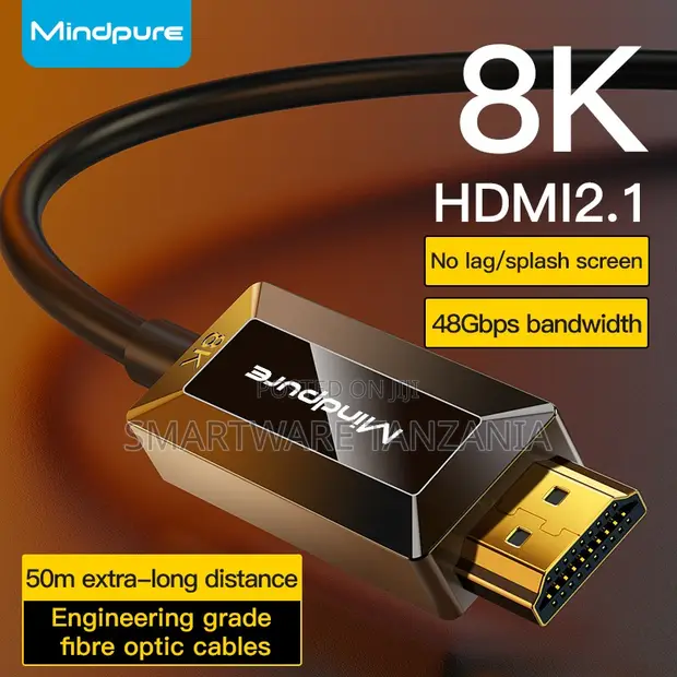 Mindpure HDMI 2.1 Cable - 50m, 48Gbps - 1