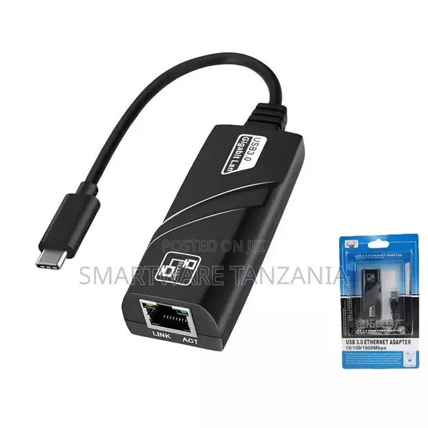 USB 3.0 Ethernet Adapter for High-Speed Internet - 1