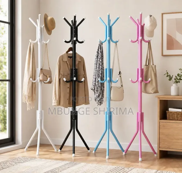 12 Hooks Coat, Hat & Bag Hanger - 1