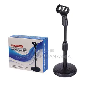Adjustable Microphone Stand for Live Streaming & Conferences