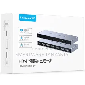 Mindpure 5x1 HDMI Switcher 4K HDR