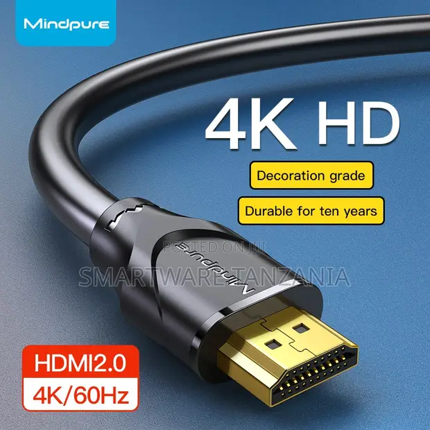 Mindpure HDMI Cable 2.0 - 4K 60Hz - 1