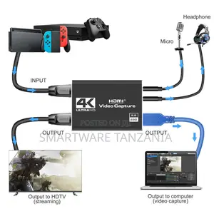 HDMI Video Capture Card for PS4, Camera, Projector, Laptop