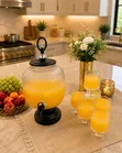 5L Glass Decanter with 6 Glasses - 2