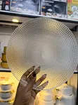 6pcs Classic Glass Dinner Plates - 1
