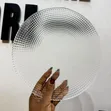 6pcs Classic Glass Dinner Plates - 2