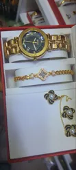 Dior Set ya Vipodozi 5-in-1 (Saa, Bangili, Mkufu, Pete, Vipuli) - 3