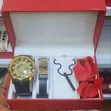 Gucci 5-in-1 Watch Set: Watch, Bracelet, Necklace, Ring, Earrings - 3