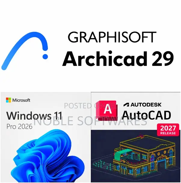 Windows 11 Pro + AutoCAD 2027 + Archicad 29 (Installation) - 1