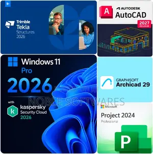 Windows 11 Pro + MS Project Pro 2024 + 3D Modeling Software
