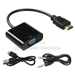 Adapter ya HDMI kwenda VGA ya Ubora wa Juu na Sauti
