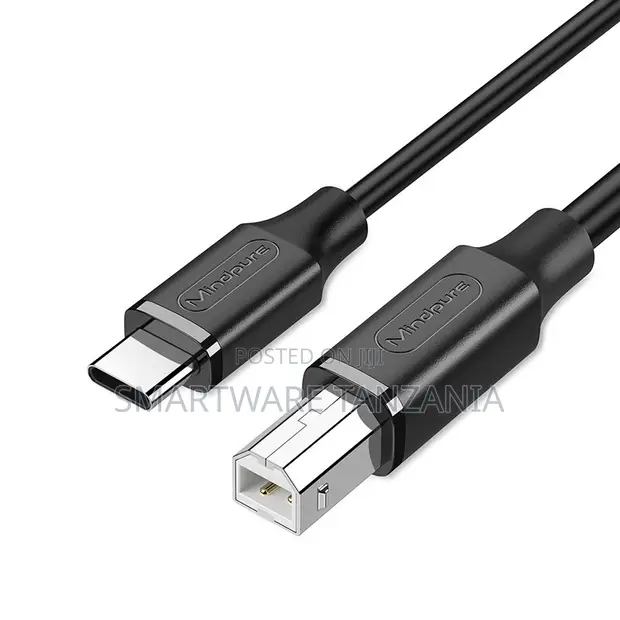 High-Speed USB Type-C to USB Printer Cable - 1