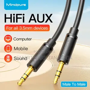 Mindpure HiFi Aux Cable 3.5mm Male to Male