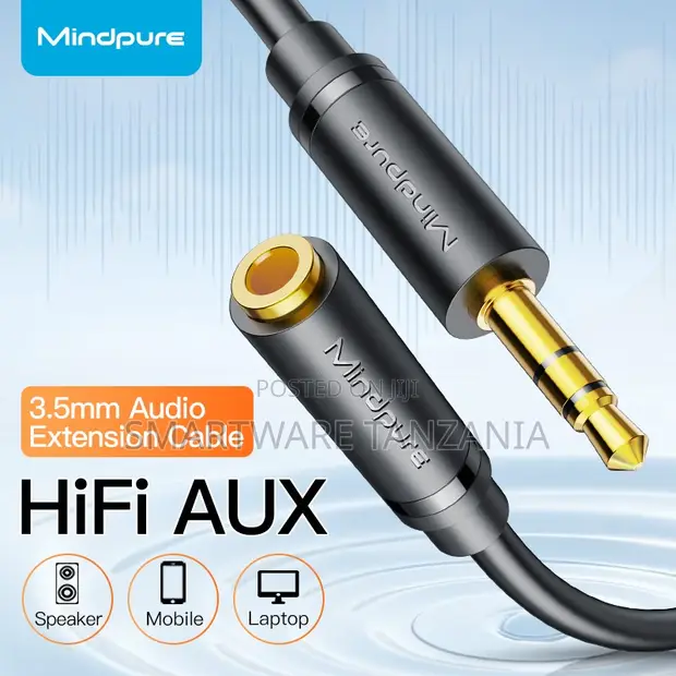 Mindpure 3.5mm Kebo ya Kupanua Sauti kwa Sauti Safi - 1