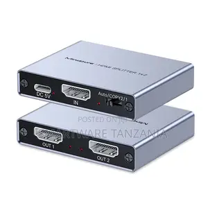 Mindpure HDMI Splitter 1x2 kwa Maonyesho Mawili