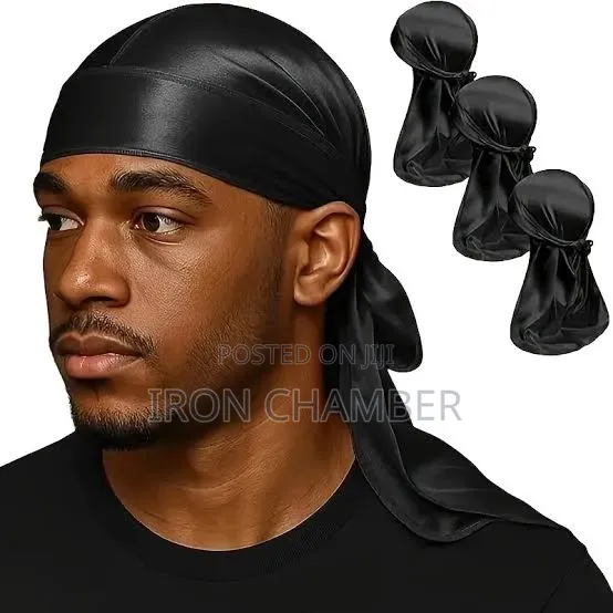 Men's Durag - Black - 1