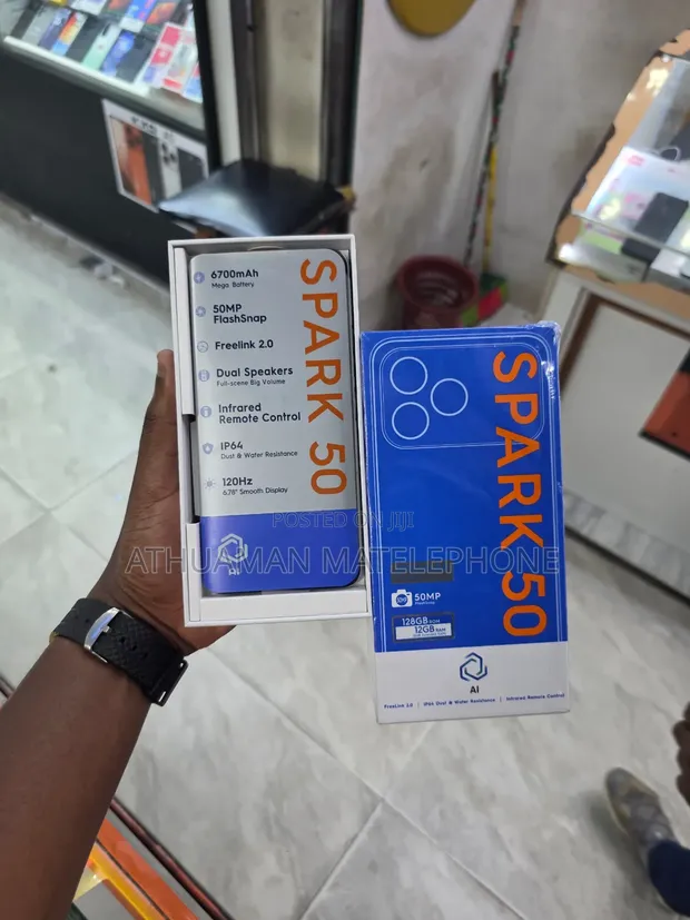 New Tecno Spark 50 128GB Gray - 1