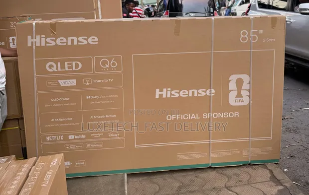 Hisense 85" Q6 Series QLED Smart TV - 1