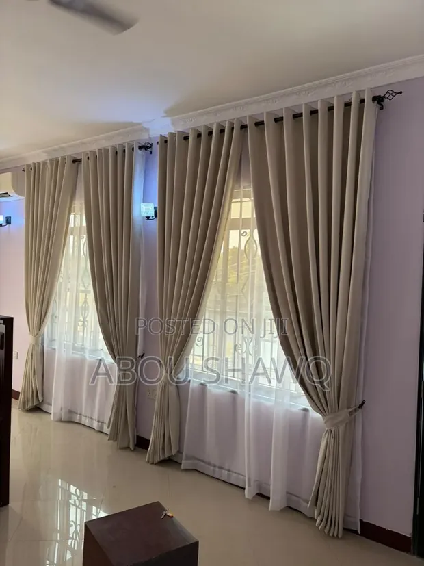 Modern Double Layer Curtains - 1