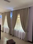 Modern Double Layer Curtains - 1