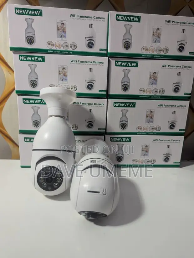 New WiFi Panorama CCTV Camera E27 Bulb Socket - 1