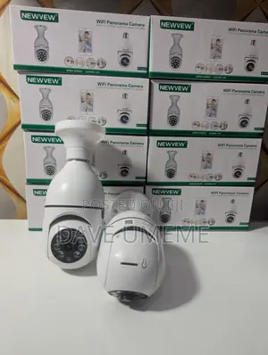 New WiFi Panorama CCTV Camera E27 Bulb Socket
