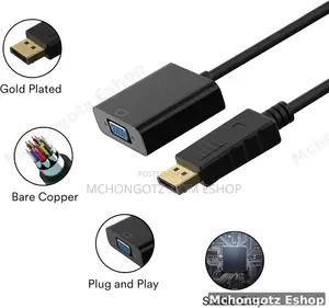 DisplayPort kwenda VGA Adapter Converter (1080p)