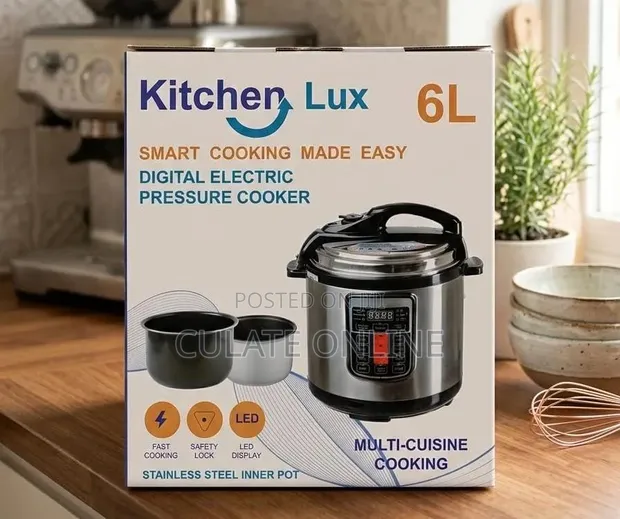 Kitchen Lux 6L 10-in-1 Multi Cooker - 1