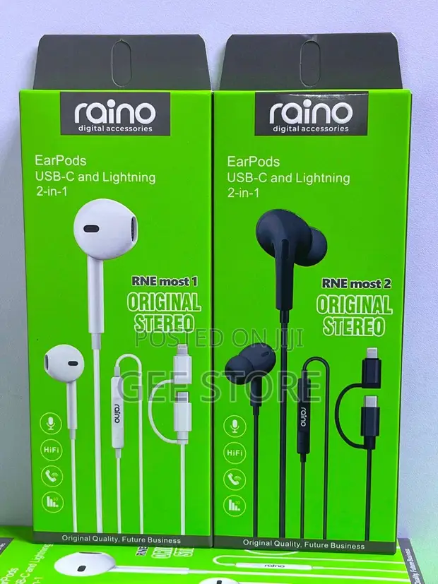 Raino Earpods USB-C & Lightning 2-in-1 - 1
