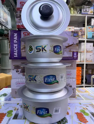 SK Cookware 4-Piece Heavy Sufuria Set - Made in Pakistan