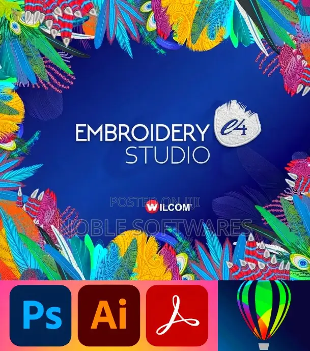 Wilcom Embroidery Studio E4 Complete + Adobe Design Package - 1
