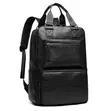Waterproof Leather Laptop Backpack - 2