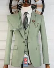 Mint Green 3-Piece Luxury Suit - 2