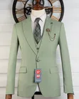 Mint Green 3-Piece Luxury Suit - 3