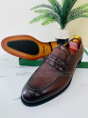 Men's Brown Clarks Moccasins - Brand New