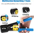 RJ45 EZ Pass Through Crimping Tool for Network Cables - 4