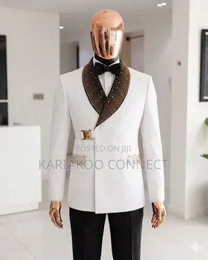 Brand Ricardo Men's Suit - White