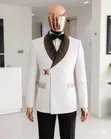 Brand Ricardo Men's Suit - White - 1