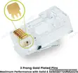 RJ45 Cat5e EZ Pass Through Connectors (Brand New) - 3