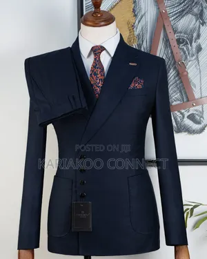 Fernando Men's Dark Blue Suit - Brand New