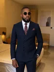 Fernando Men's Dark Blue Suit - Brand New - 4