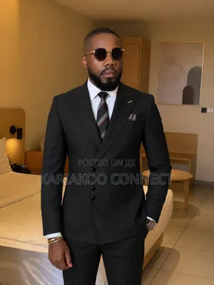Fernando Brand Men's Black Suit